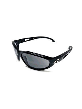 Edge Eyewear Sw116 Dakura, Safety Glasses, Anti-Scratch, Gray Lens, Black